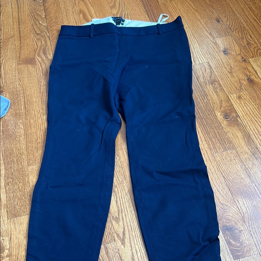 J. Crew Navy Blue Ankle Cropped Pants